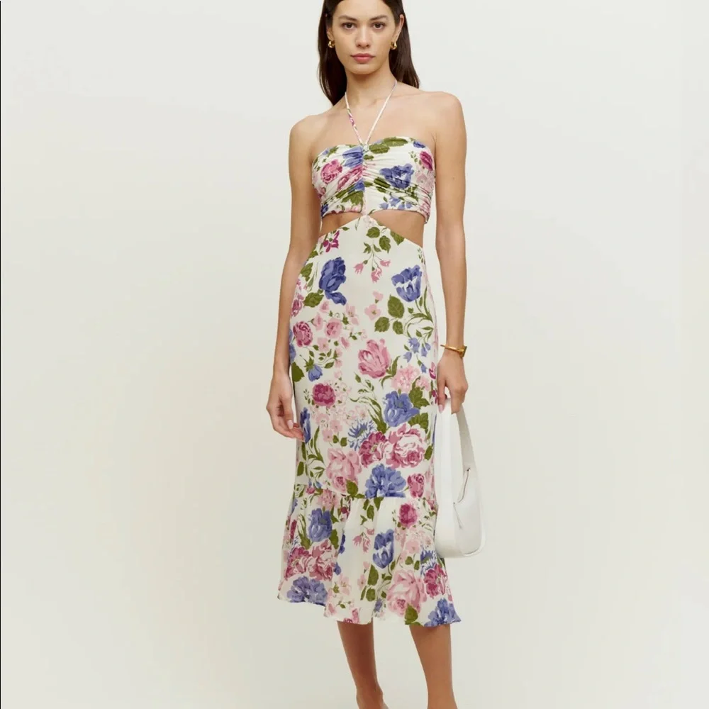 NWOT Reformation Rita Dress in Color Donna Size 4 - Picture 1 of 5